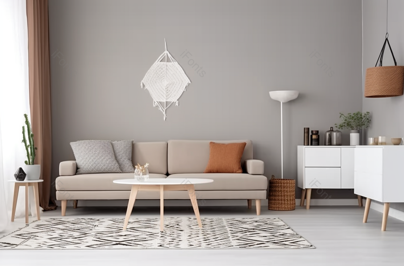 现代客厅沙发地毯灯具装饰品摆件室内家居,高清,摄影图,摄影图片,图片大全,摄影图免费下载